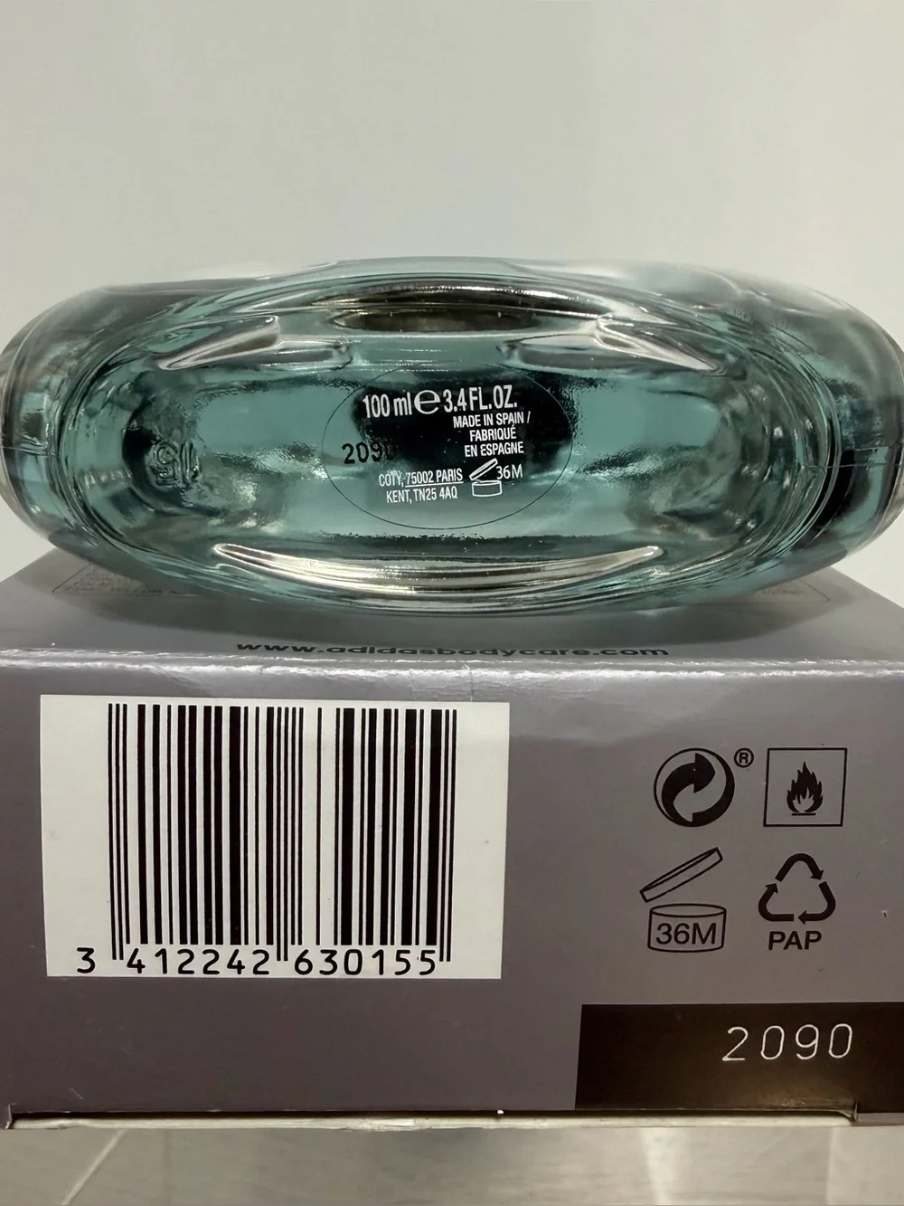 ADIDAS After Shave ICE DIVE 3.4 fl oz (100mL) ~ NEW IN BOX
